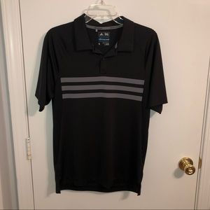 adidas | Men's Black Goof Polo Shirt Small